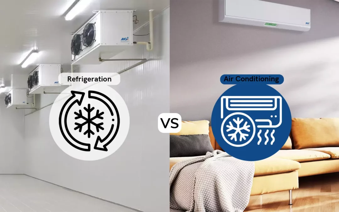What is the difference between AC and refrigeration
